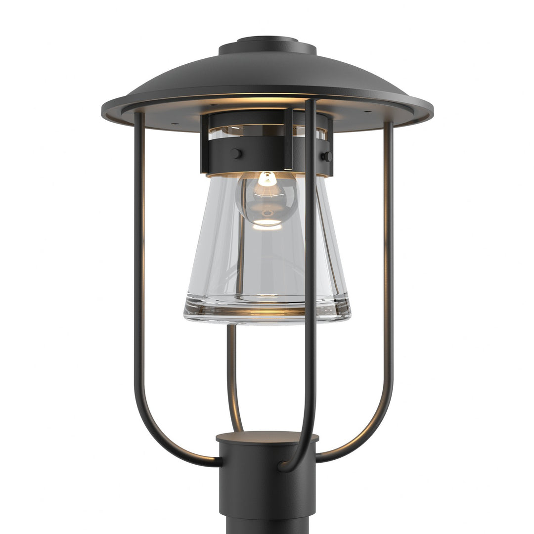 Hubbardton Forge Canada - 347295-SKT-80-ZM0467 - One Light Outdoor Post Mount - Erlenmeyer - Coastal Black