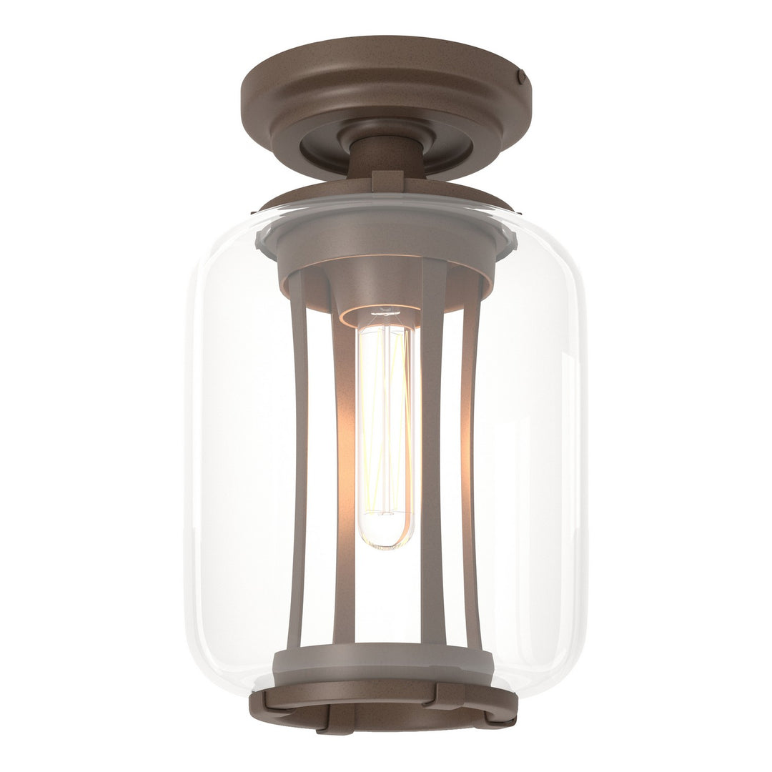 Hubbardton Forge Canada - 352551-SKT-75-ZM0723 - One Light Outdoor Semi-Flush Mount - Fairwinds - Coastal Bronze