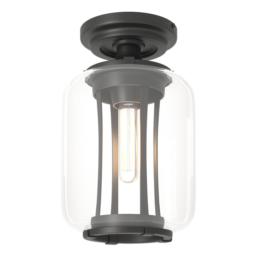 Hubbardton Forge Canada - 352551-SKT-80-ZM0723 - One Light Outdoor Semi-Flush Mount - Fairwinds - Coastal Black