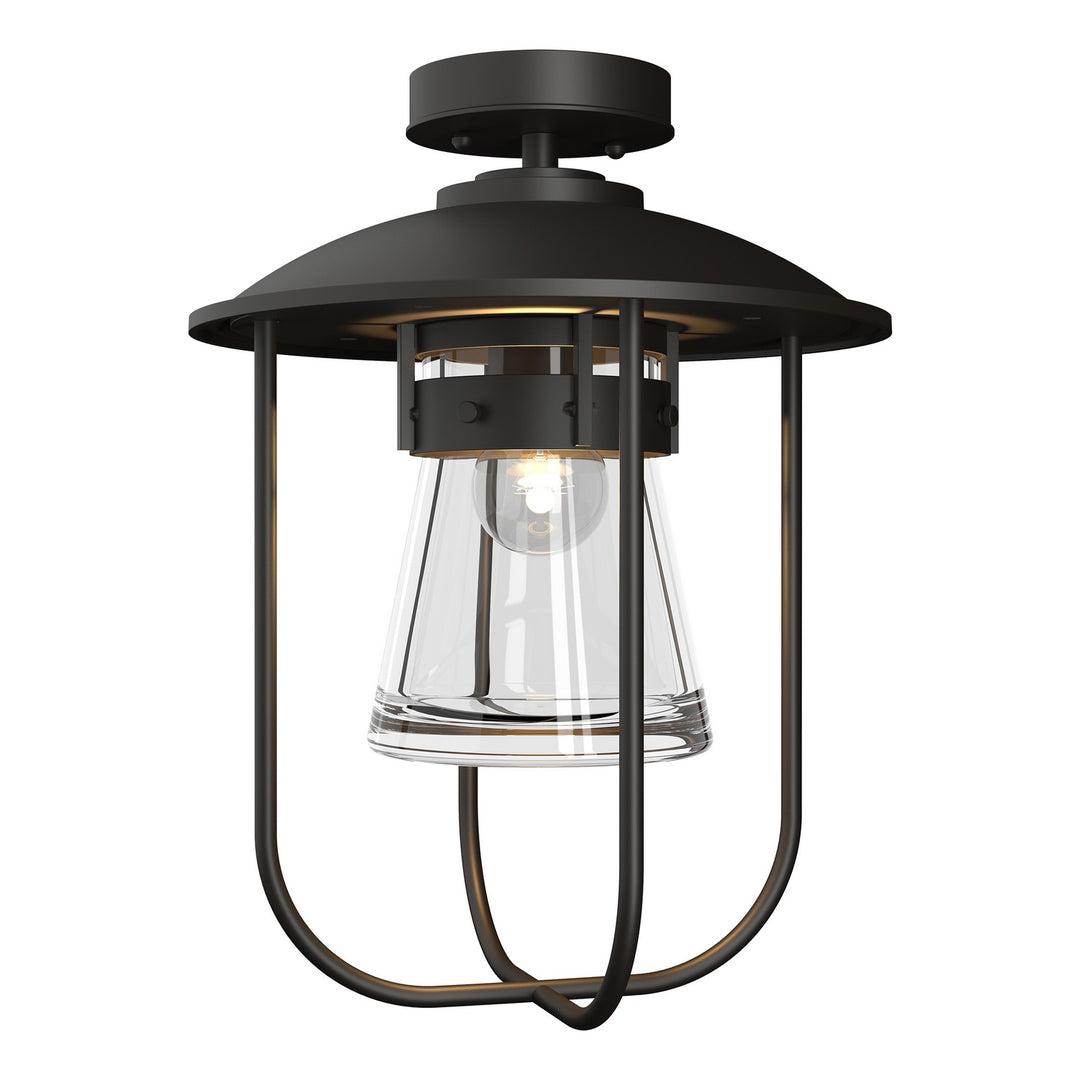 Hubbardton Forge Canada - 356015-SKT-14-ZM0467 - One Light Outdoor Semi-Flush Mount - Erlenmeyer - Coastal Oil Rubbed Bronze