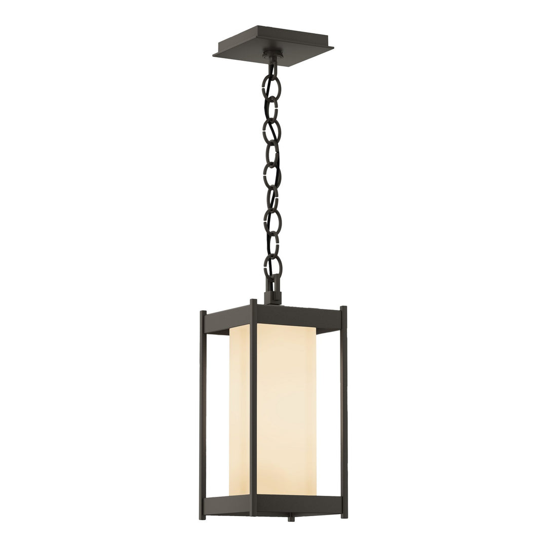 Hubbardton Forge Canada - 362021-SKT-77-GG0730 - One Light Outdoor Lantern - Cela - Coastal Dark Smoke