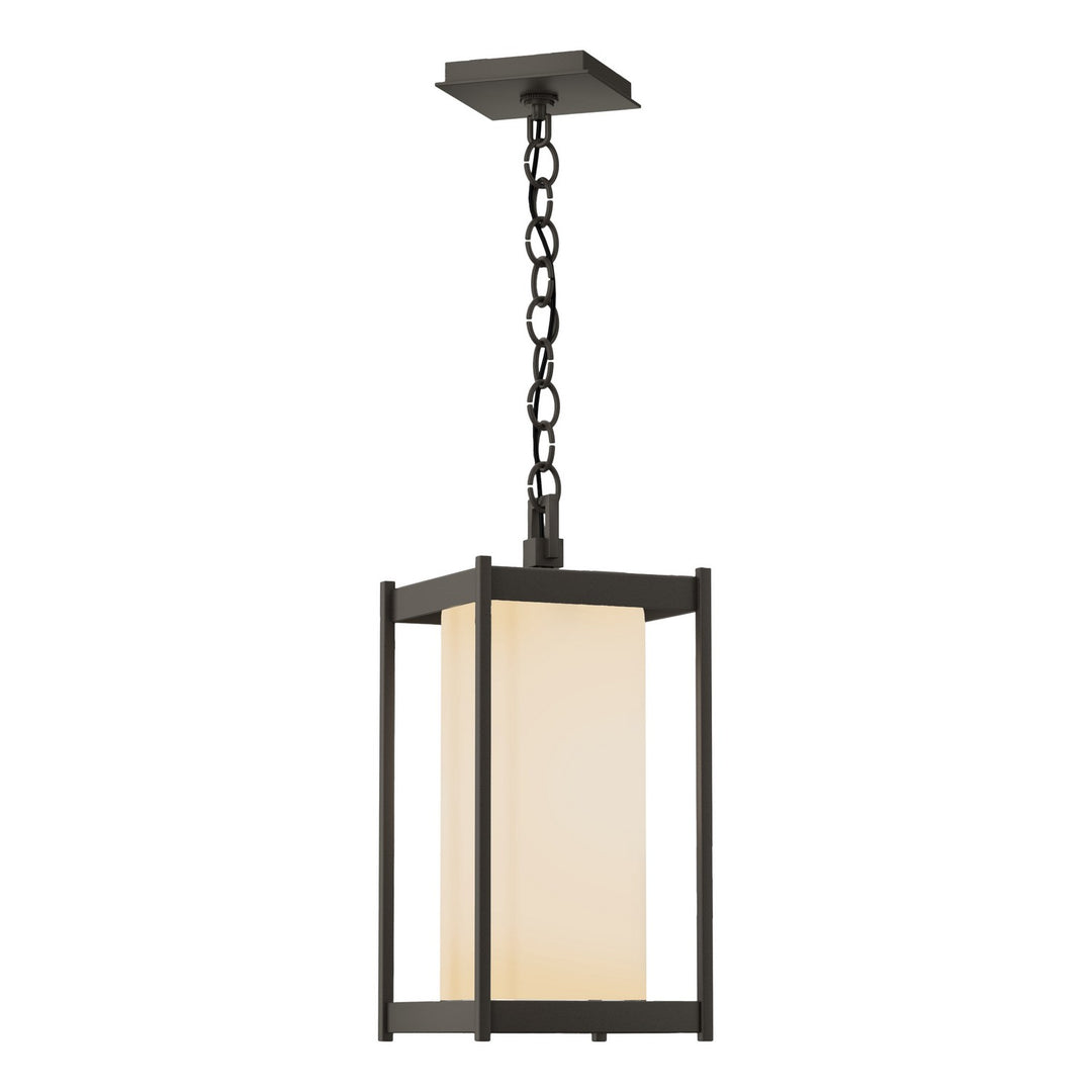 Hubbardton Forge Canada - 362023-SKT-77-GG0731 - One Light Outdoor Lantern - Cela - Coastal Dark Smoke