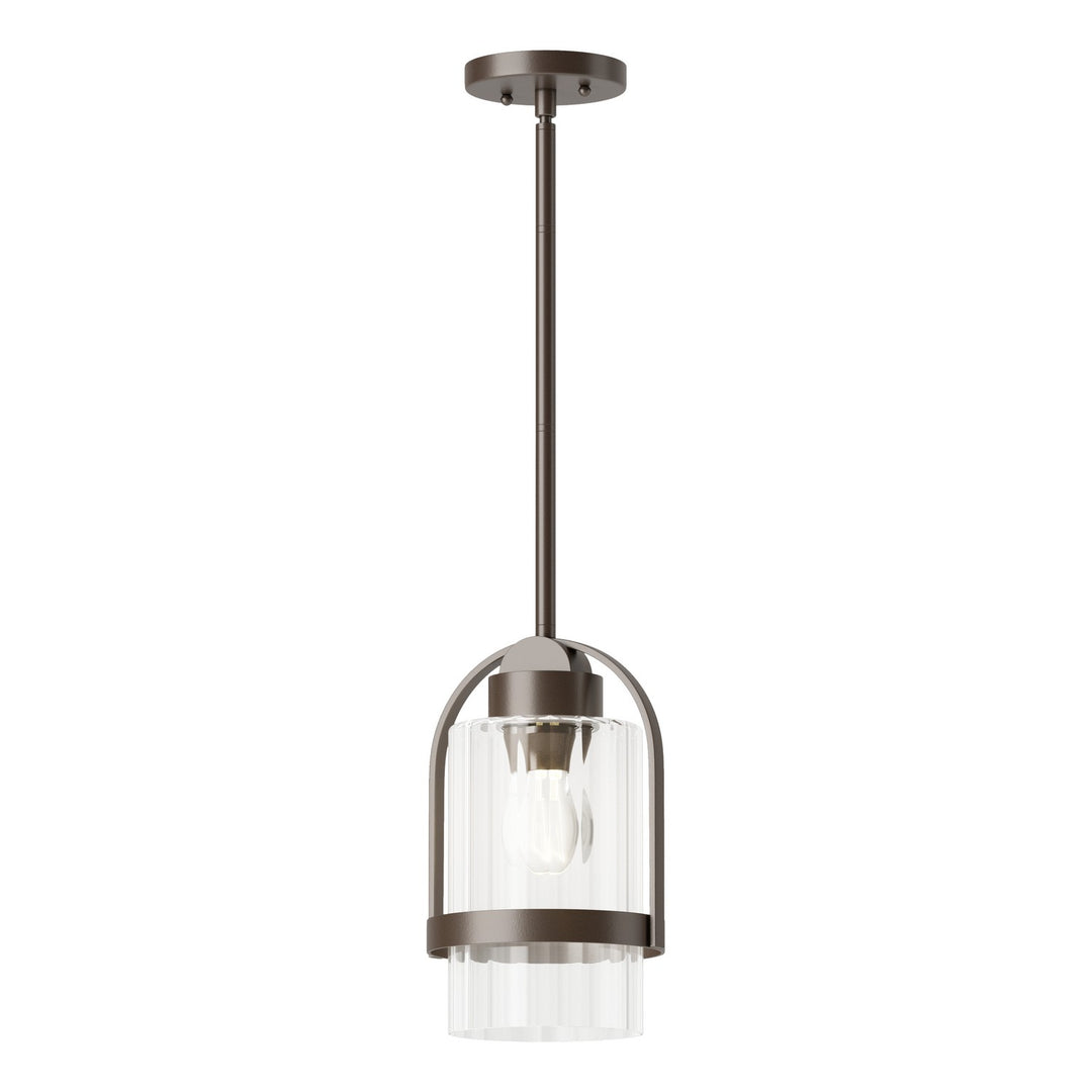 Hubbardton Forge Canada - 362555-SKT-MULT-75-ZM0744 - One Light Outdoor Pendant - Alcove - Coastal Bronze