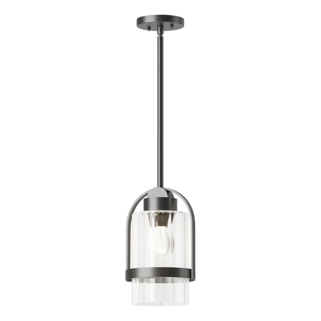 Hubbardton Forge Canada - 362555-SKT-MULT-80-ZM0744 - One Light Outdoor Pendant - Alcove - Coastal Black