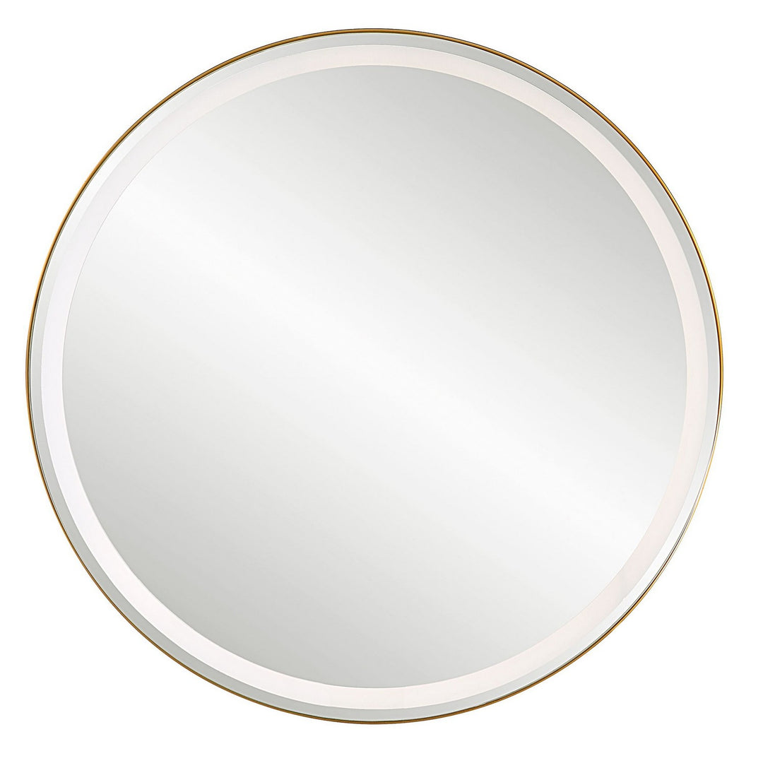Crofton Mirror in Brushed Brass - available from The Lighting Shoppe, trusted by Canadian homeowners
