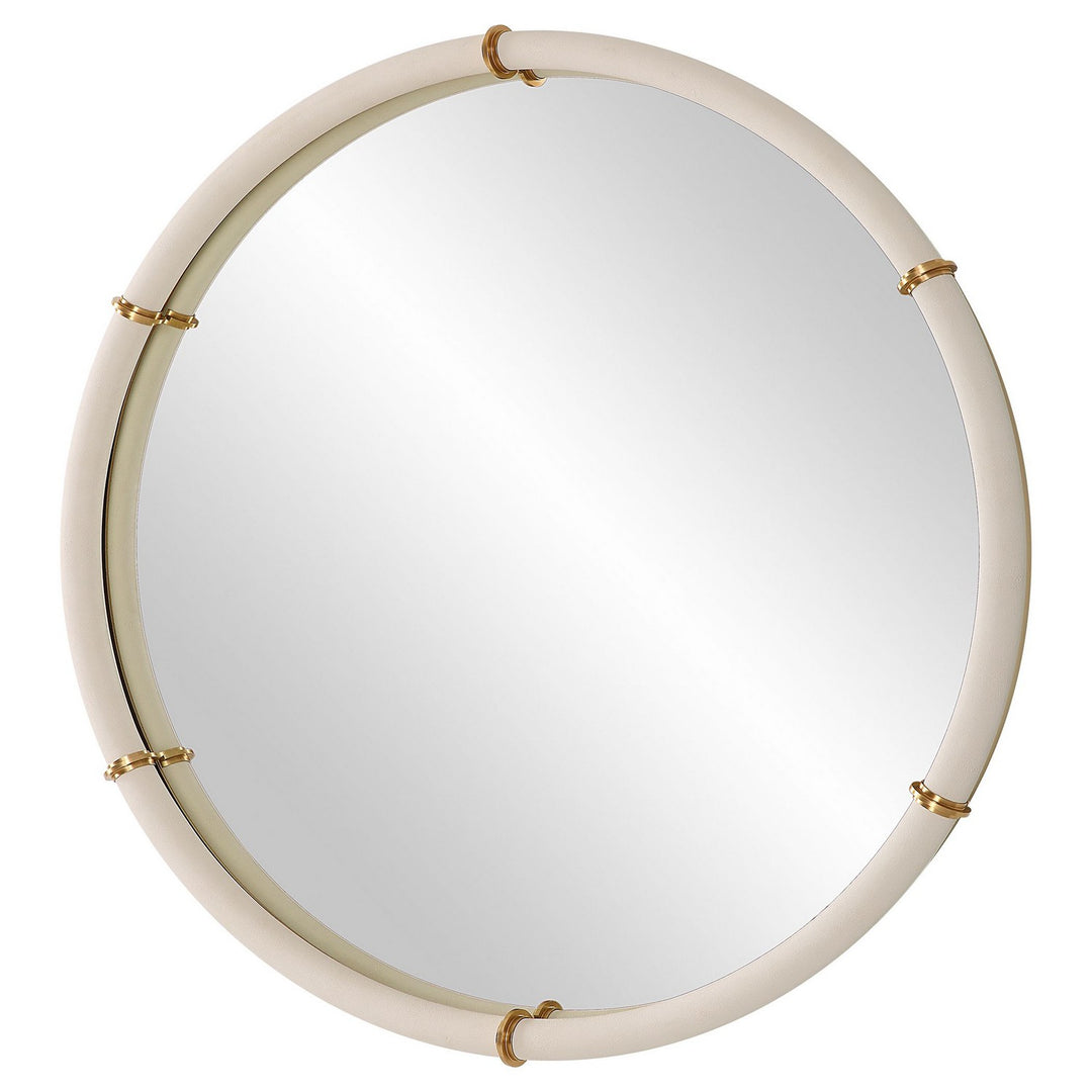 Cyprus Mirror in Brass Plated Steel - available from The Lighting Shoppe, trusted by Canadian homeowners