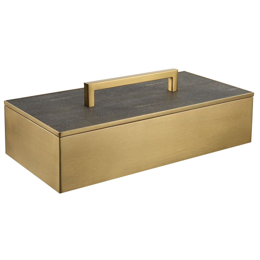 Wessex Box in Brass - available from The Lighting Shoppe, trusted by Canadian homeowners