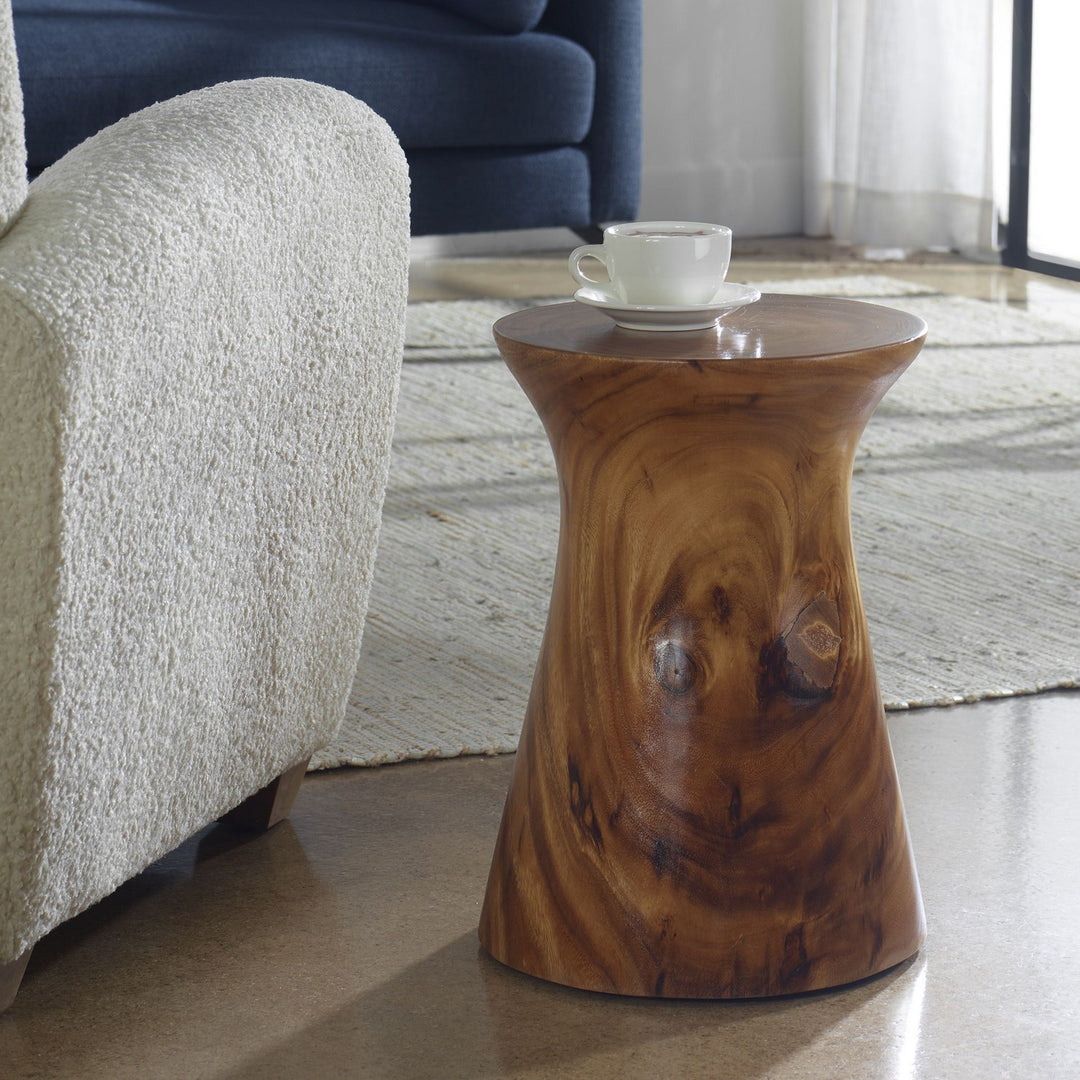Swell Accent Table in Natural Honey - available from The Lighting Shoppe, trusted by Canadian homeowners