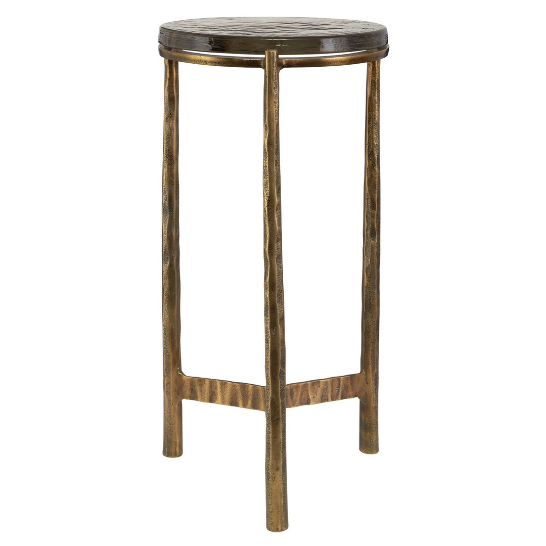 Eternity Accent Table in Antique Brass - available from The Lighting Shoppe, trusted by Canadian homeowners