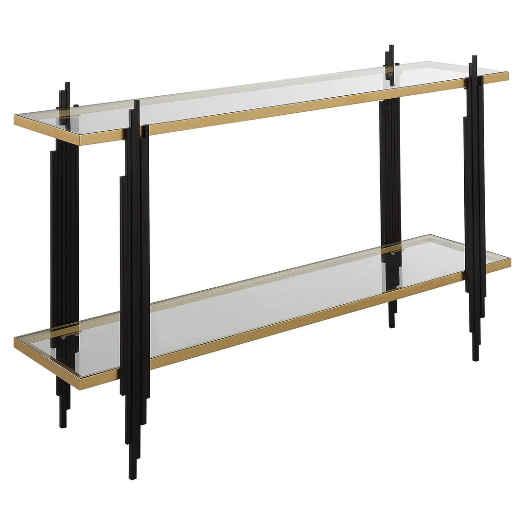 Empire Console Table in Gold Leaf - available from The Lighting Shoppe, trusted by Canadian homeowners
