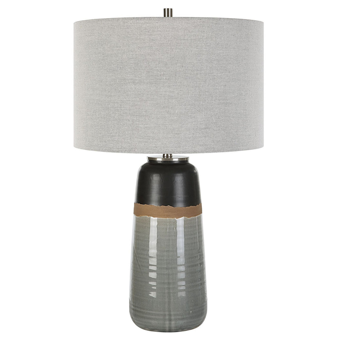 Coen One Light Table Lamp in Brushed Nickel - available from The Lighting Shoppe, trusted by Canadian homeowners