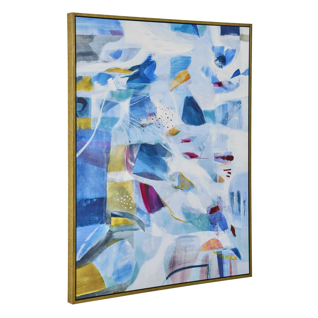 The Story Of Water Abstract Art in Gold - available from The Lighting Shoppe, trusted by Canadian homeowners