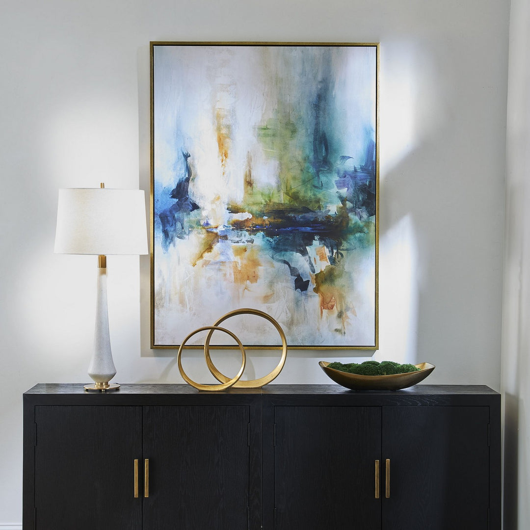 Excursion Abstract Art in Gold - available from The Lighting Shoppe, trusted by Canadian homeowners