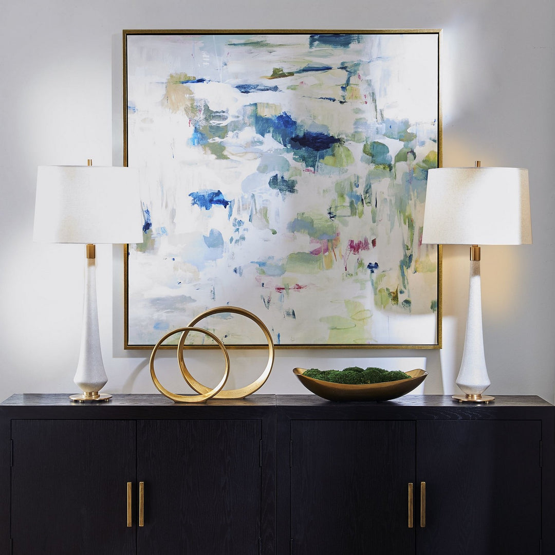 Abstract Reflections Abstract Art in Gold - available from The Lighting Shoppe, trusted by Canadian homeowners