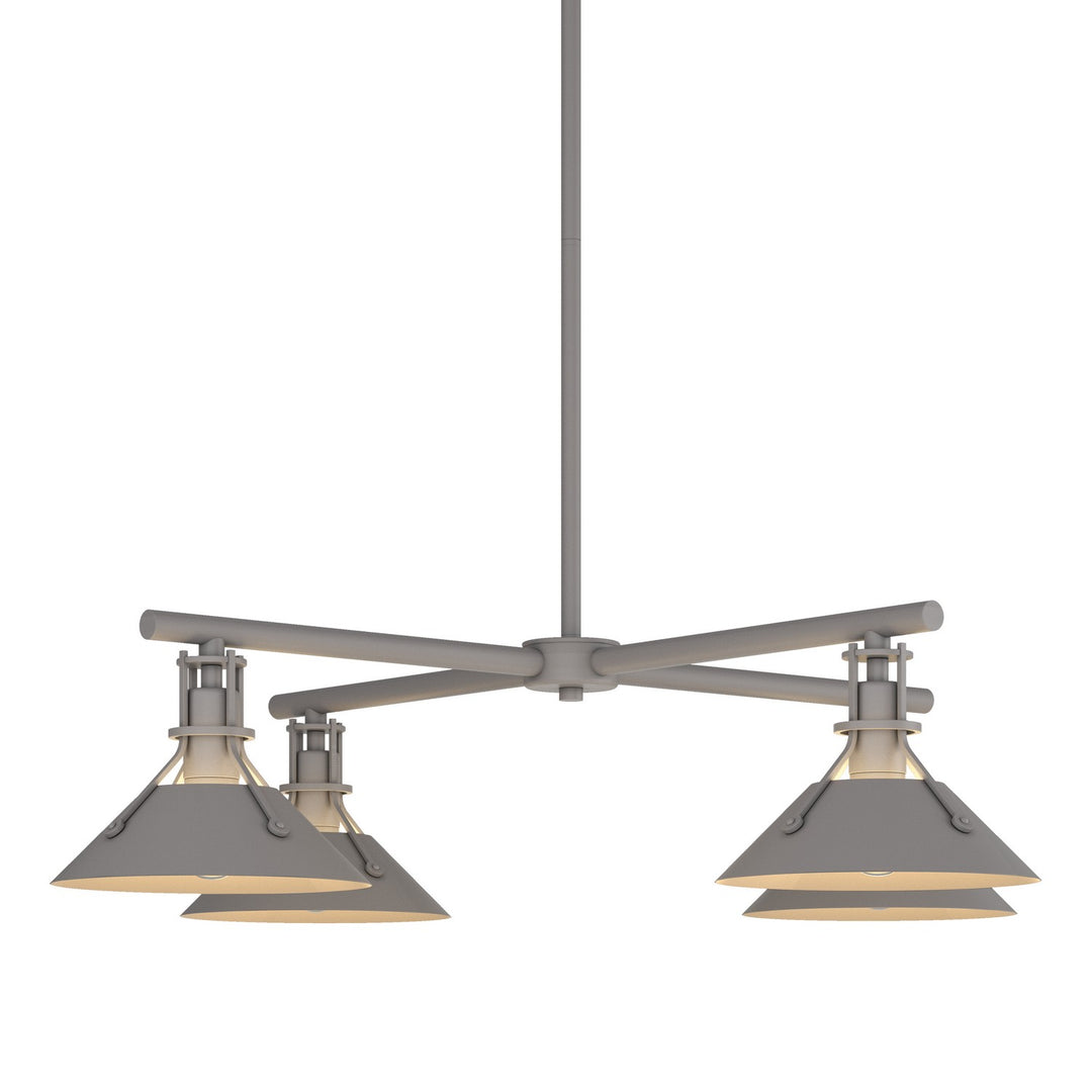 Hubbardton Forge Canada - 364210-SKT-MULT-78 - Four Light Outdoor Pendant - Henry - Coastal Burnished Steel