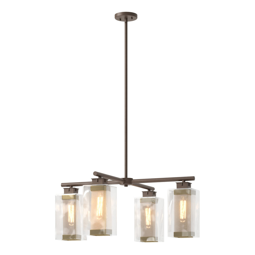 Hubbardton Forge Canada - 364213-SKT-MULT-75-70-ZM0093 - Four Light Outdoor Pendant - Polaris - Coastal Bronze