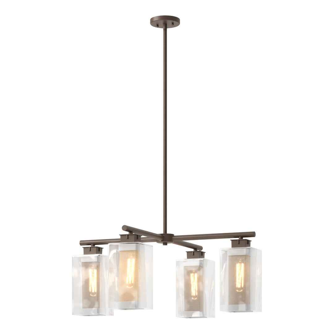 Hubbardton Forge Canada - 364213-SKT-MULT-75-72-ZM0093 - Four Light Outdoor Pendant - Polaris - Coastal Bronze