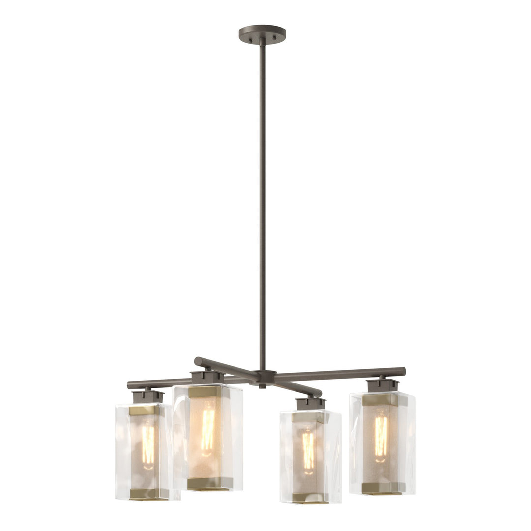 Hubbardton Forge Canada - 364213-SKT-MULT-77-70-ZM0093 - Four Light Outdoor Pendant - Polaris - Coastal Dark Smoke