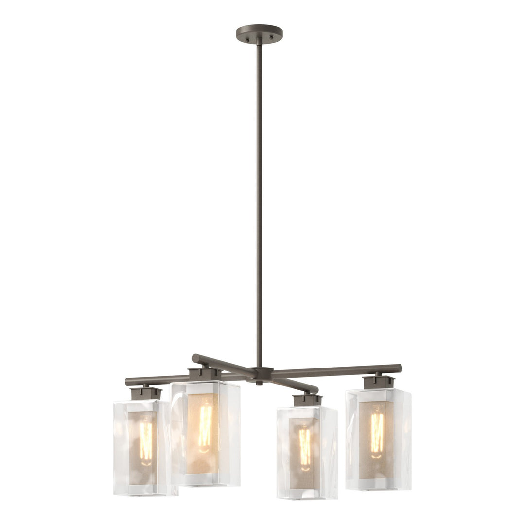 Hubbardton Forge Canada - 364213-SKT-MULT-77-72-ZM0093 - Four Light Outdoor Pendant - Polaris - Coastal Dark Smoke
