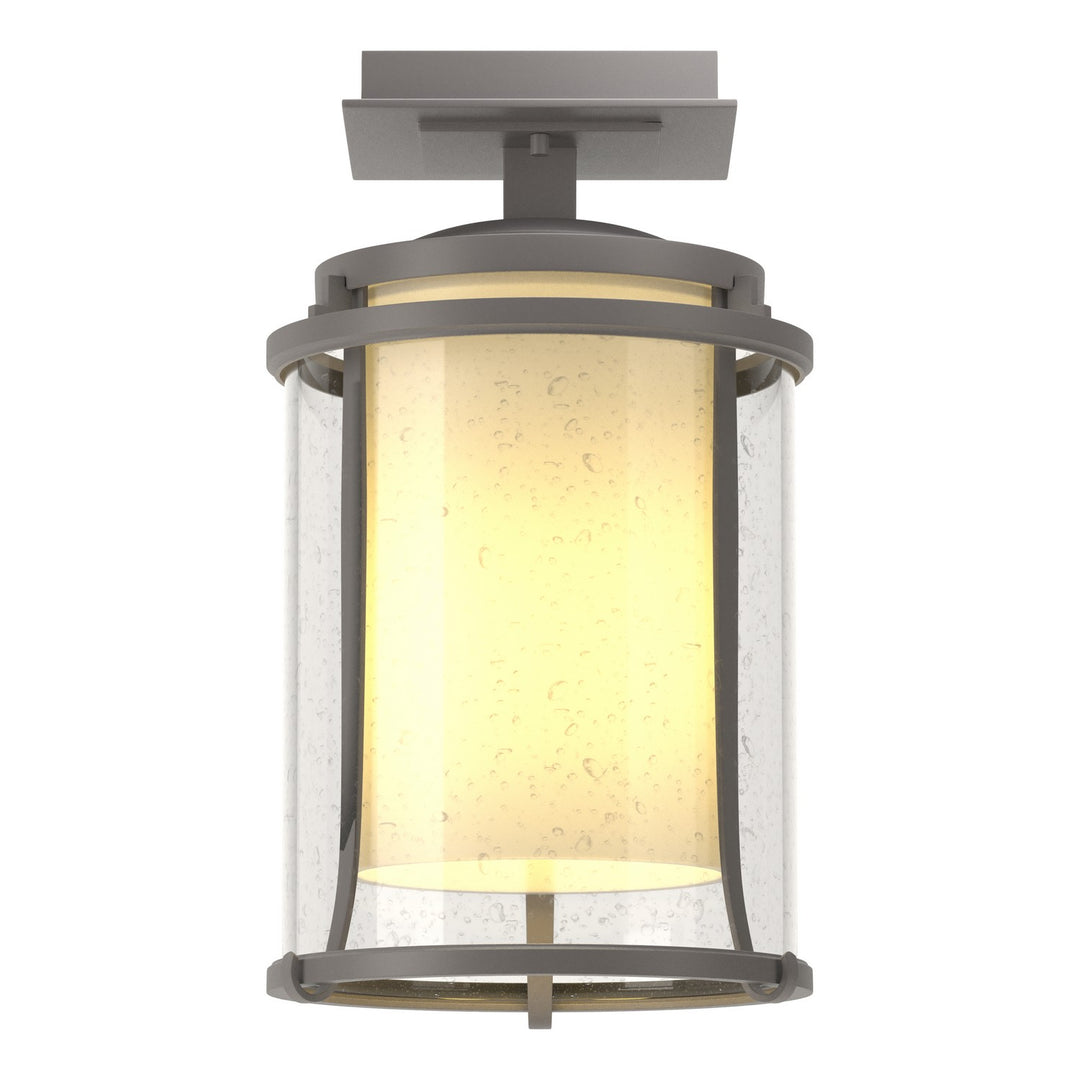 Hubbardton Forge Canada - 365605-SKT-78-ZS0297 - One Light Outdoor Semi-Flush Mount - Meridian - Coastal Burnished Steel