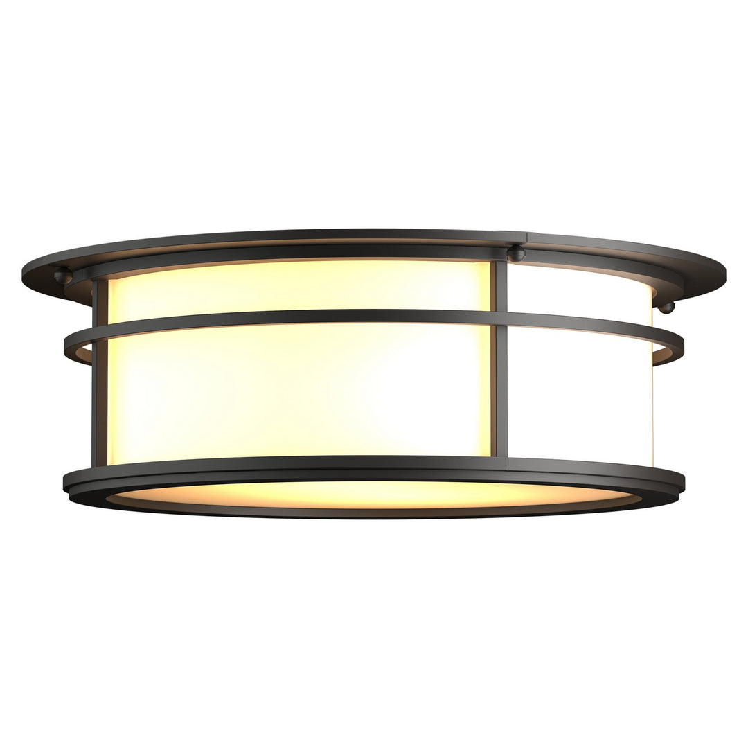 Hubbardton Forge Canada - 365650-SKT-14-GG0218 - Two Light Outdoor Flush Mount - Province - Coastal Oil Rubbed Bronze