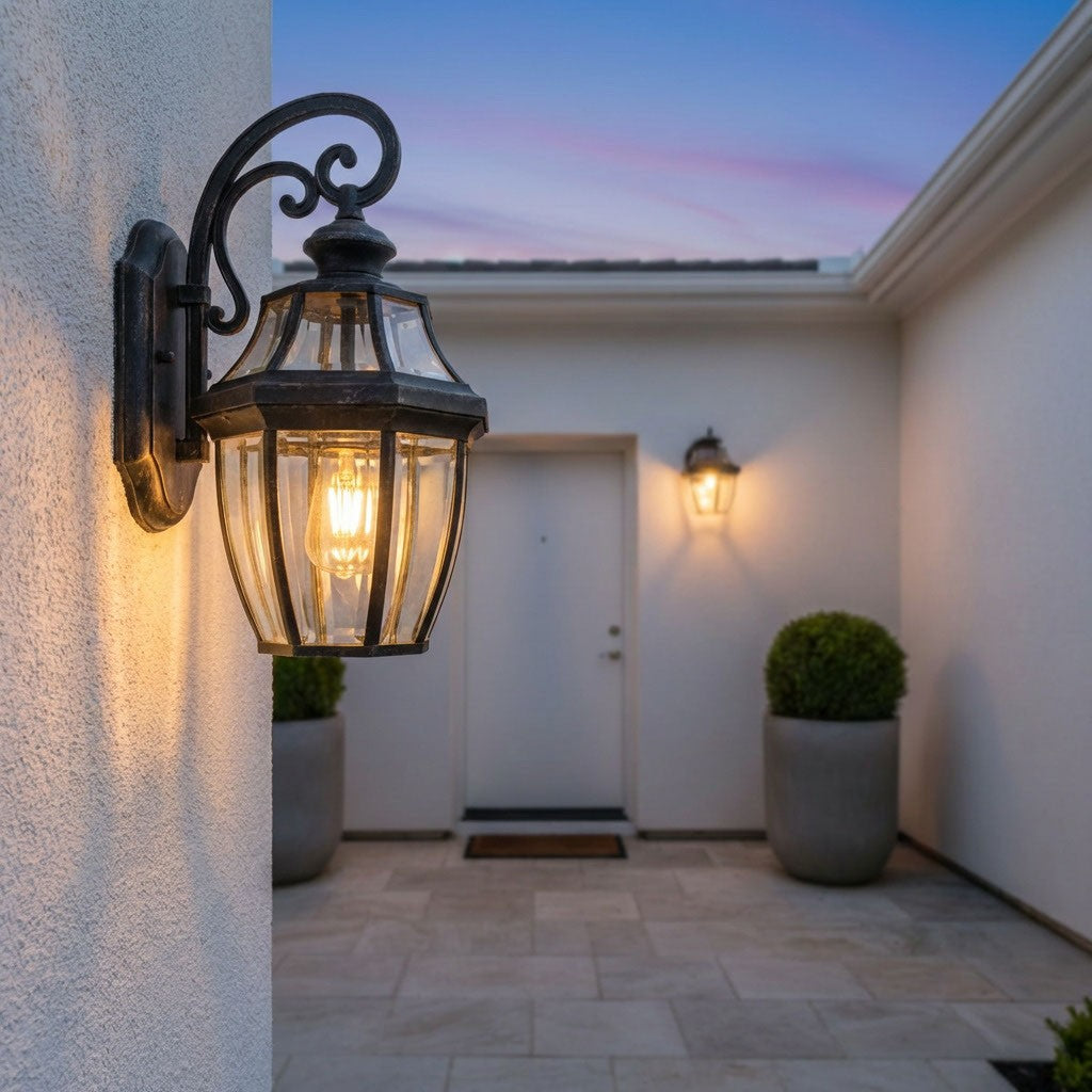 Generation Lighting Canada - 8038-12 - One Light Outdoor Wall Lantern - Lancaster - Black