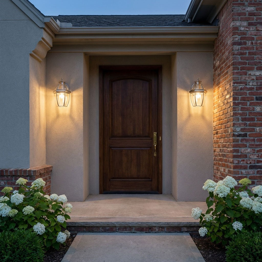 Generation Lighting Canada - 8038-965 - One Light Outdoor Wall Lantern - Lancaster - Antique Brushed Nickel