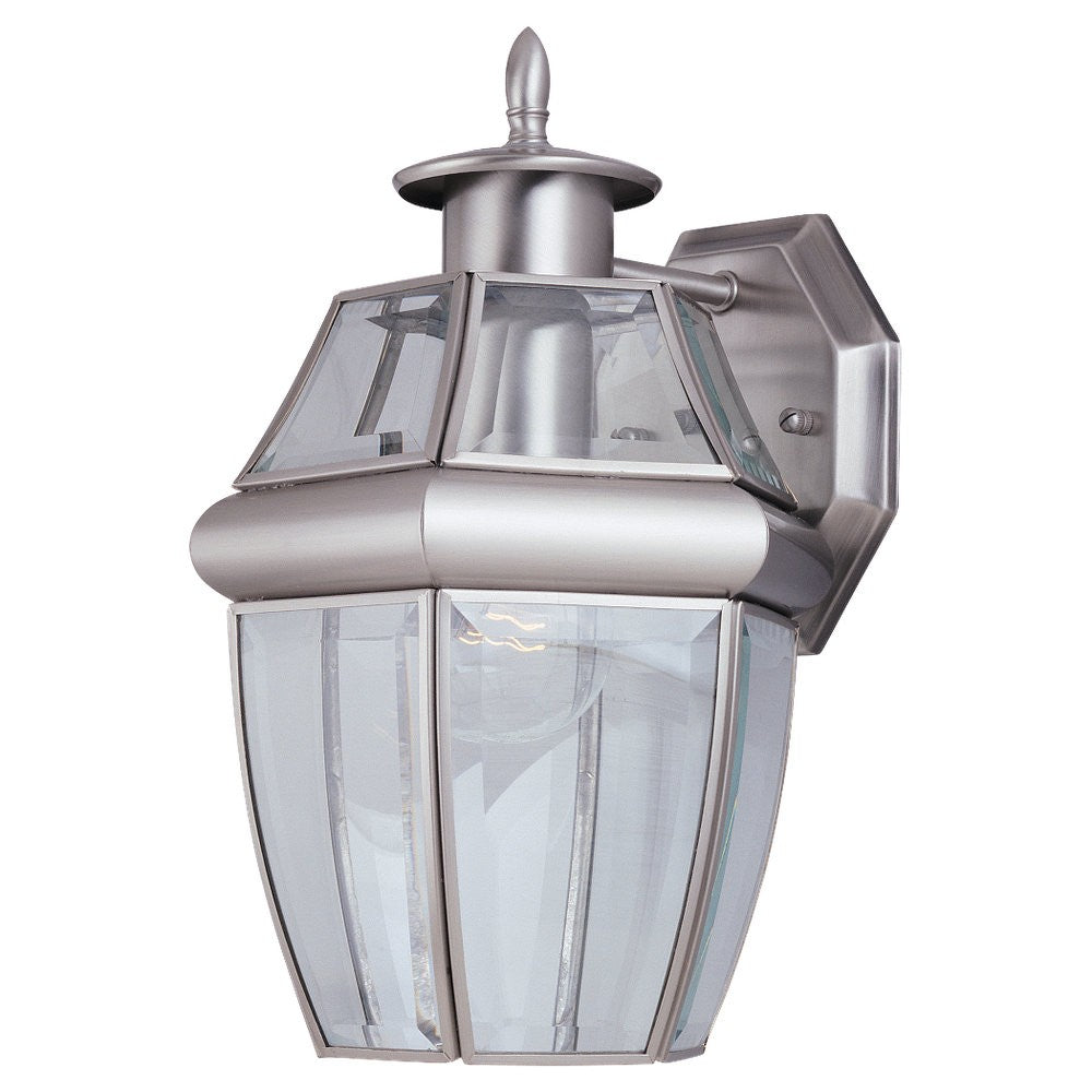 Generation Lighting Canada - 8038-965 - One Light Outdoor Wall Lantern - Lancaster - Antique Brushed Nickel