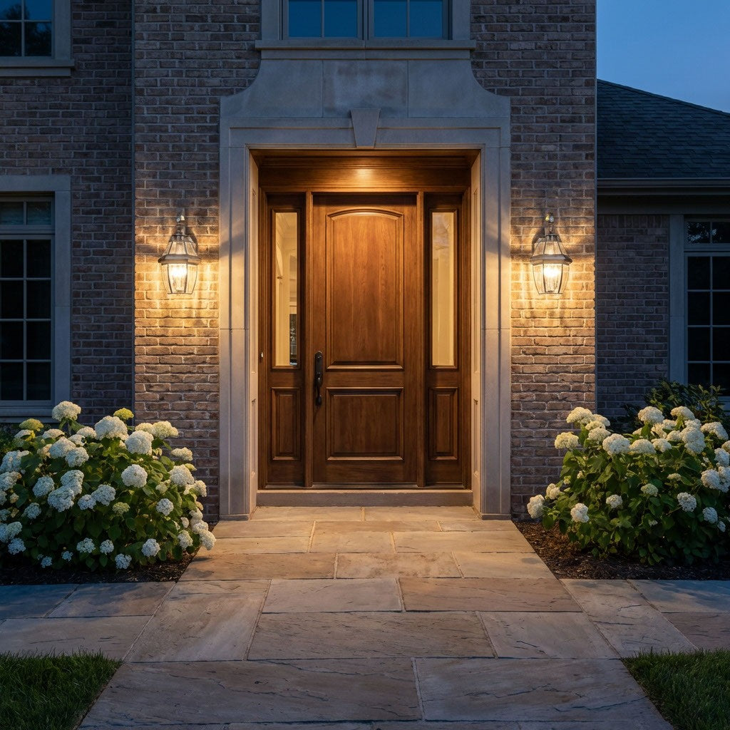 Generation Lighting Canada - 8067-965 - One Light Outdoor Wall Lantern - Lancaster - Antique Brushed Nickel