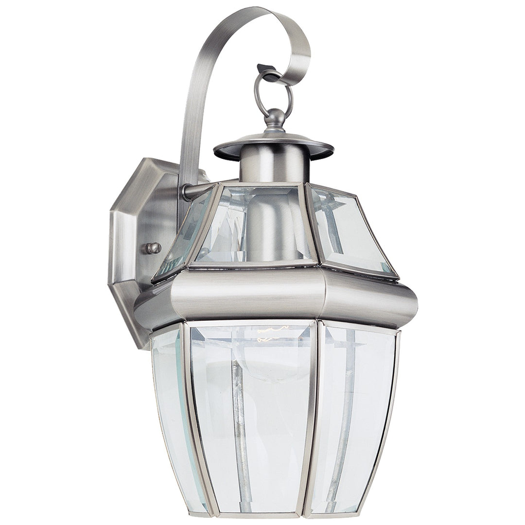Generation Lighting Canada - 8067-965 - One Light Outdoor Wall Lantern - Lancaster - Antique Brushed Nickel