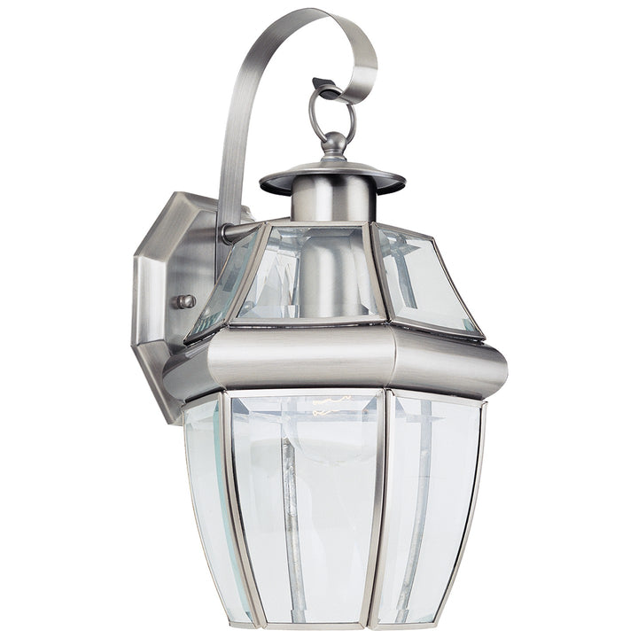 Generation Lighting Canada - 8067-965 - One Light Outdoor Wall Lantern - Lancaster - Antique Brushed Nickel