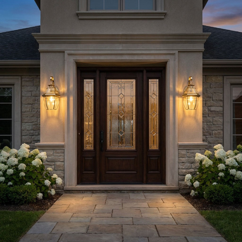 Generation Lighting Canada - 8067-02 - One Light Outdoor Wall Lantern - Lancaster - Polished Brass