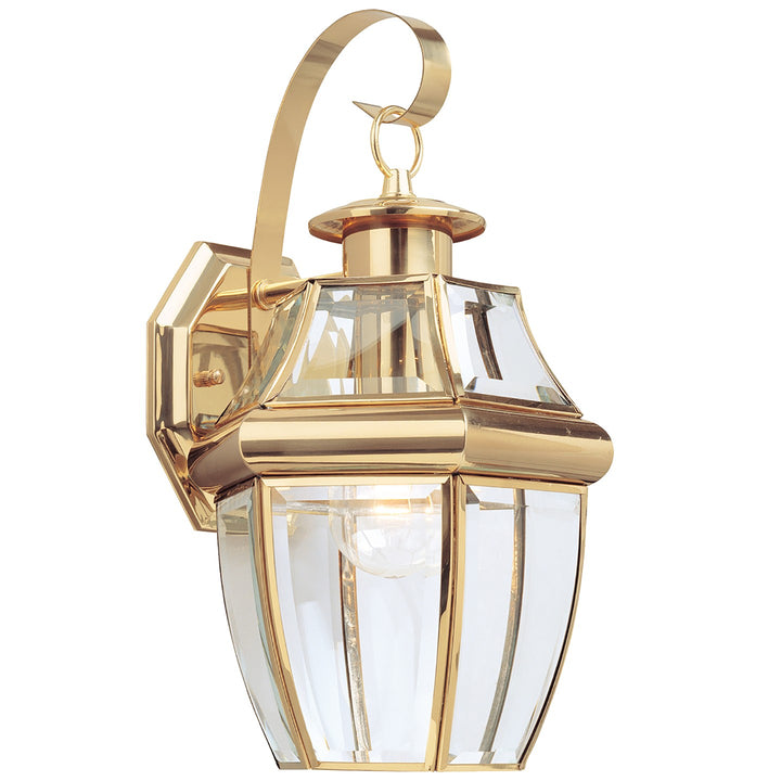 Generation Lighting Canada - 8067-02 - One Light Outdoor Wall Lantern - Lancaster - Polished Brass