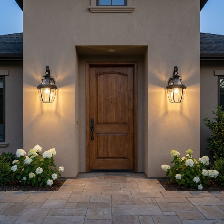 Generation Lighting Canada - 8067-12 - One Light Outdoor Wall Lantern - Lancaster - Black