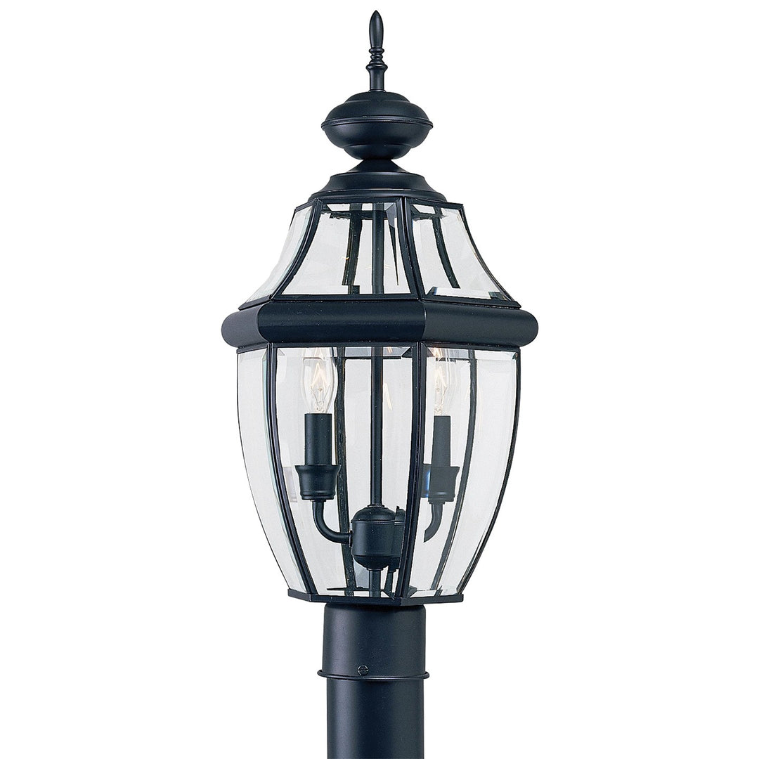 Lancaster Two Light Outdoor Post Lantern in Black - available from The Lighting Shoppe, trusted by Canadian homeowners