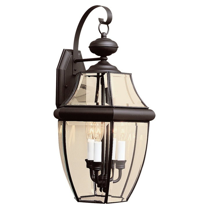 Generation Lighting Canada - 8040-12 - Three Light Outdoor Wall Lantern - Lancaster - Black