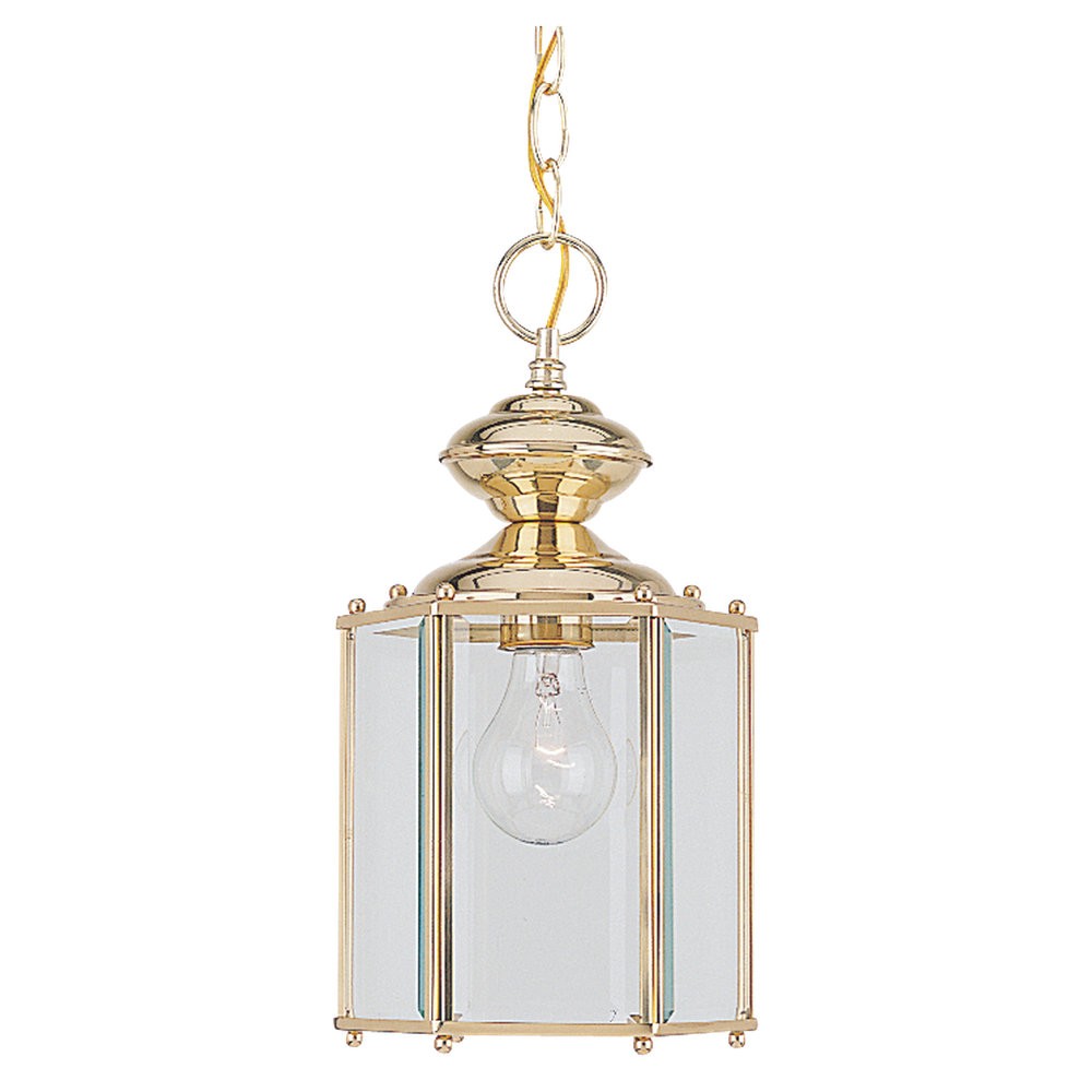 Generation Lighting Canada - 6008-02 - One Light Outdoor Semi-Flush Convertible Pendant - Classico - Polished Brass