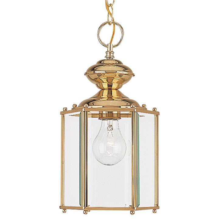 Generation Lighting Canada - 6008-02 - One Light Outdoor Semi-Flush Convertible Pendant - Classico - Polished Brass