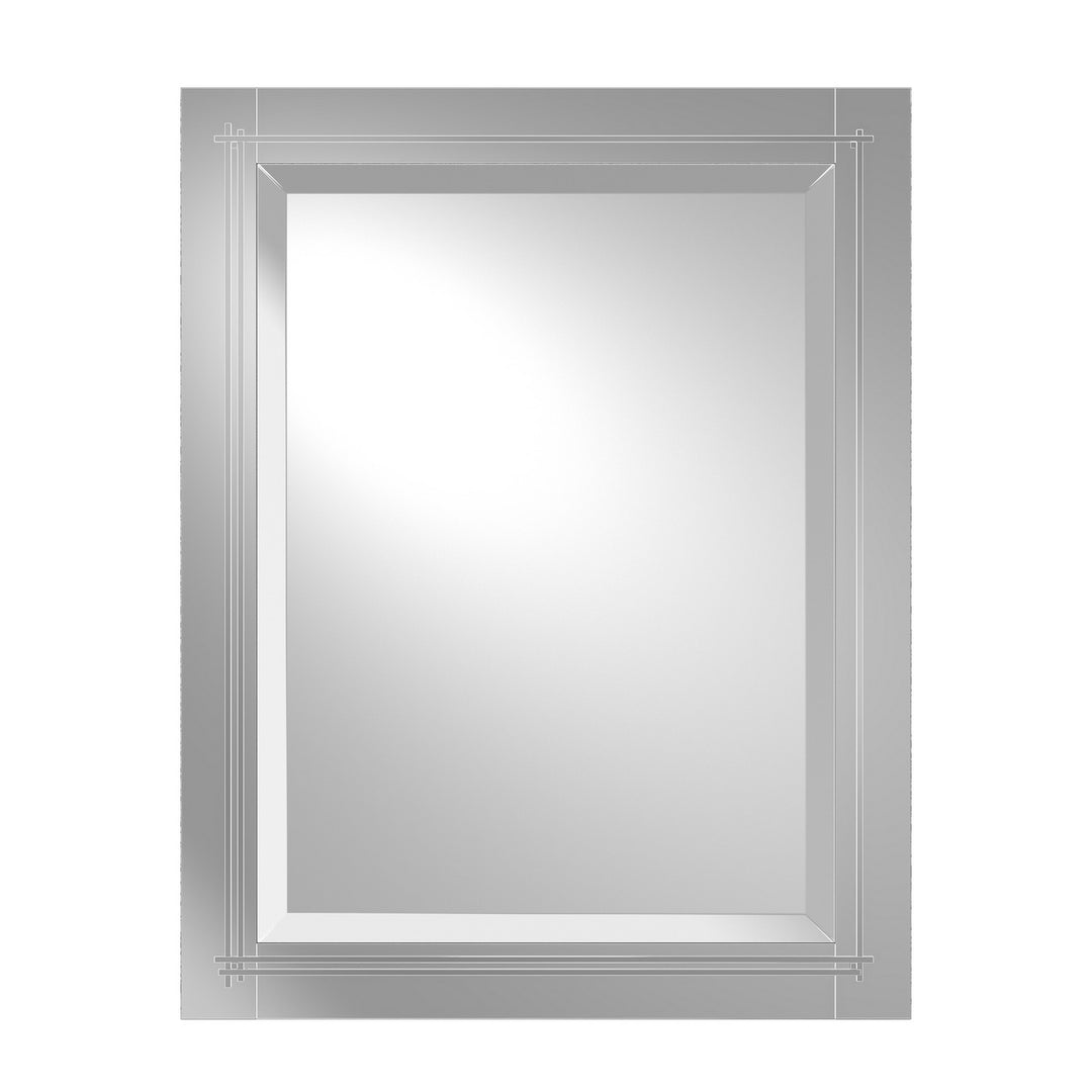 Metra Mirror in Sterling - available from The Lighting Shoppe, trusted by Canadian homeowners