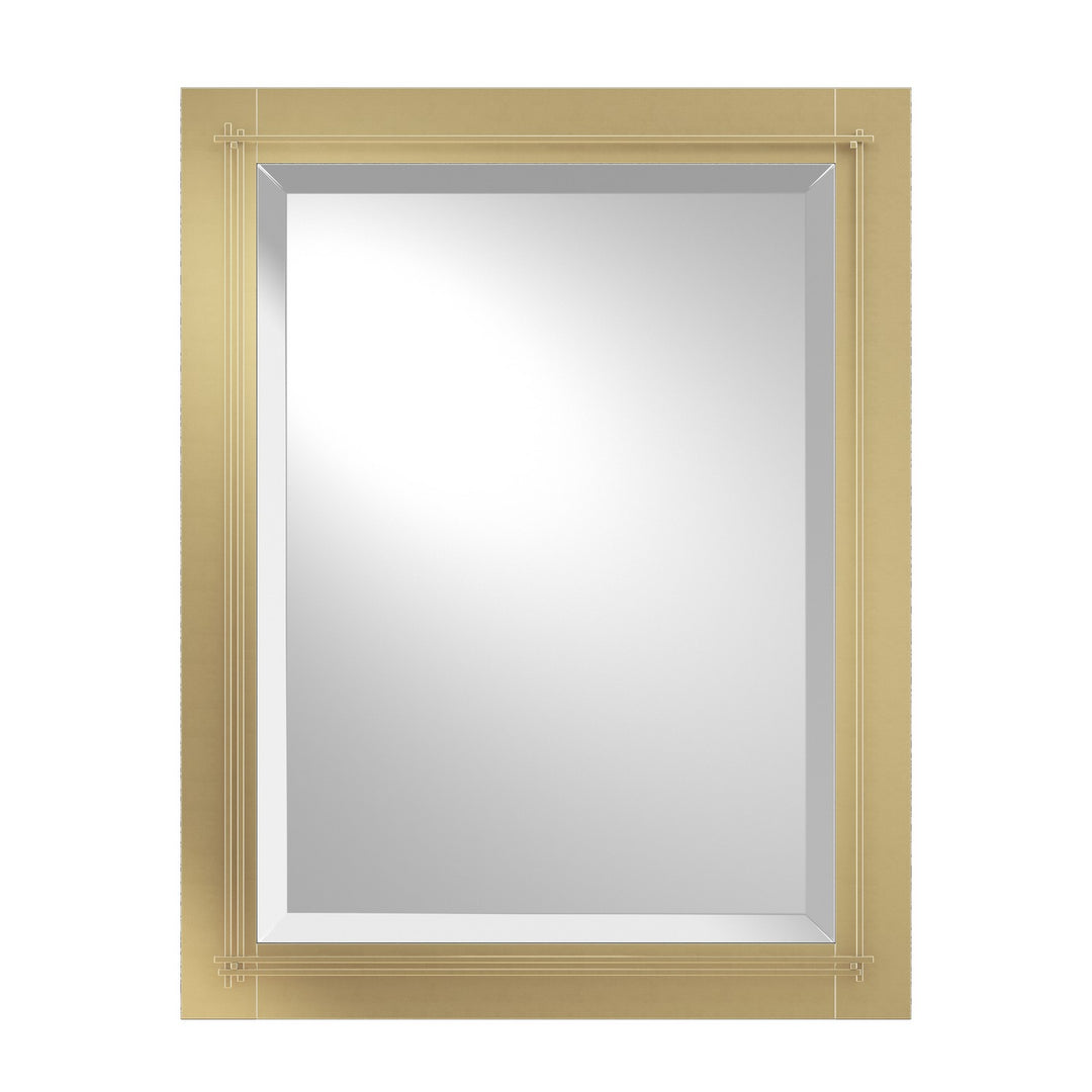 Metra Mirror in Modern Brass - available from The Lighting Shoppe, trusted by Canadian homeowners