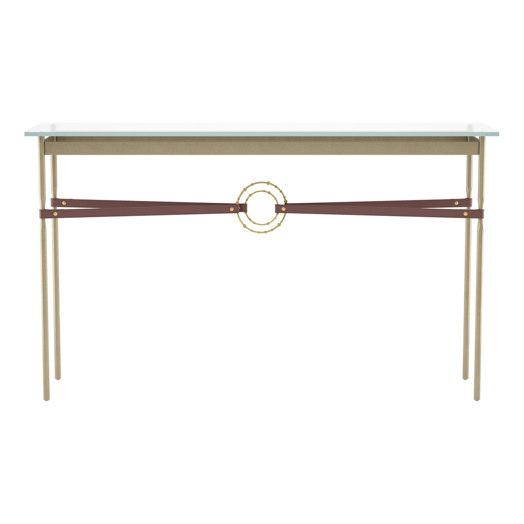 Equus Console Table in Soft Gold - available from The Lighting Shoppe, trusted by Canadian homeowners