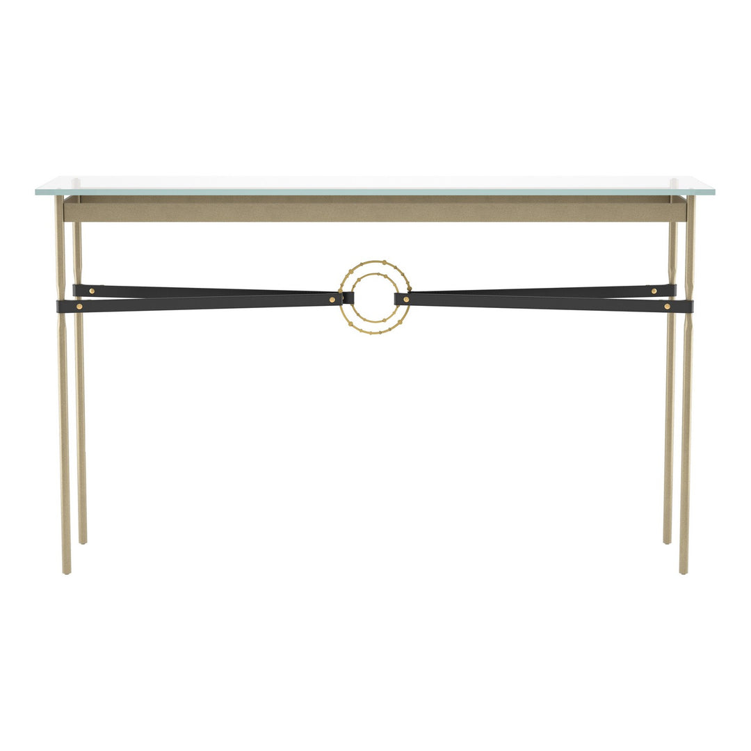 Equus Console Table in Soft Gold - available from The Lighting Shoppe, trusted by Canadian homeowners