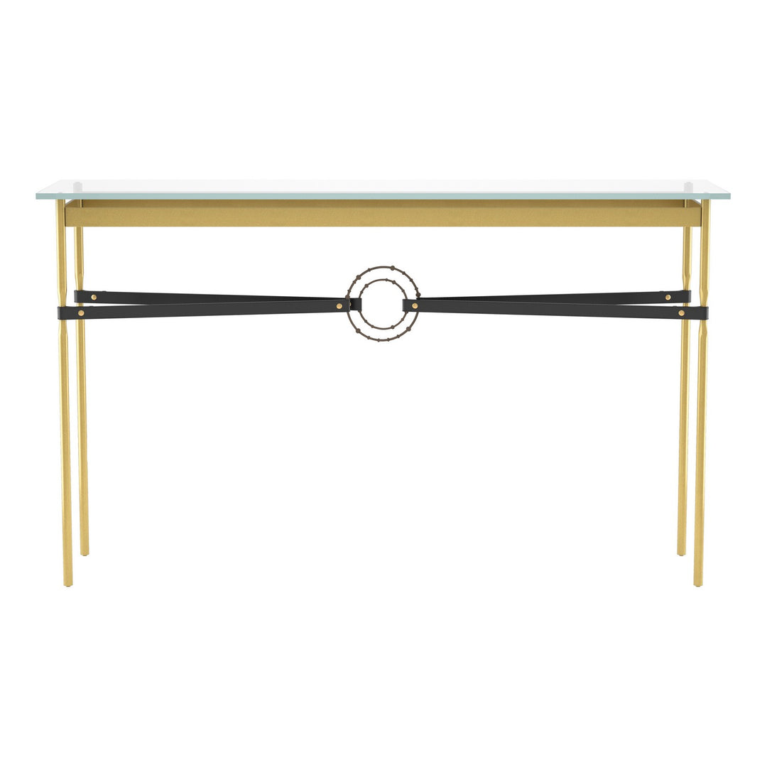 Equus Console Table in Modern Brass - available from The Lighting Shoppe, trusted by Canadian homeowners
