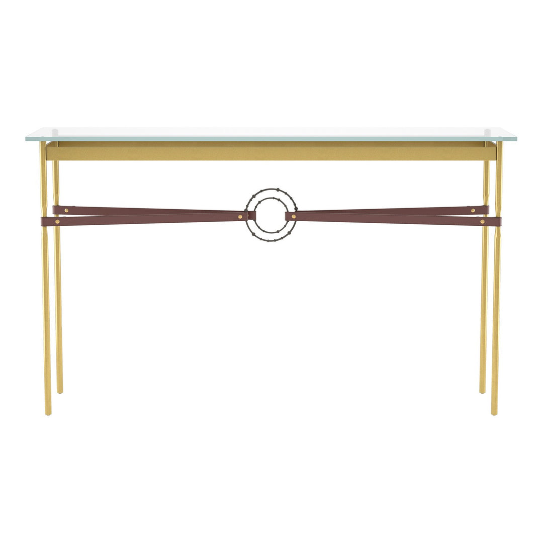 Equus Console Table in Modern Brass - available from The Lighting Shoppe, trusted by Canadian homeowners