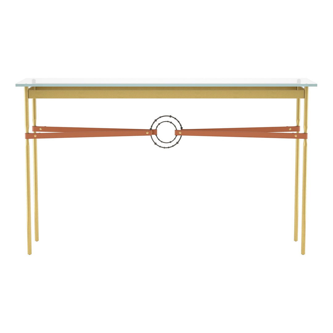 Equus Console Table in Modern Brass - available from The Lighting Shoppe, trusted by Canadian homeowners