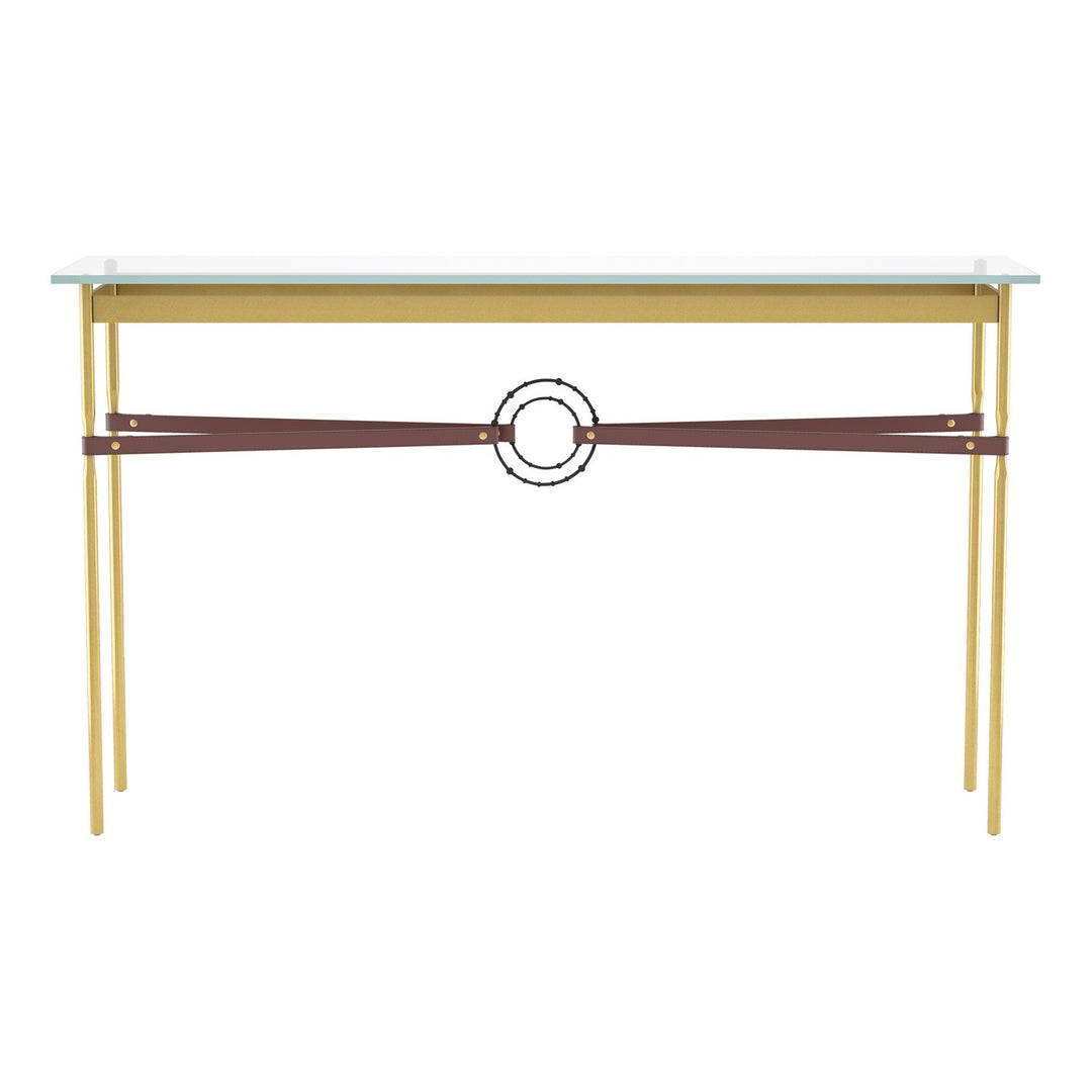Equus Console Table in Modern Brass - available from The Lighting Shoppe, trusted by Canadian homeowners