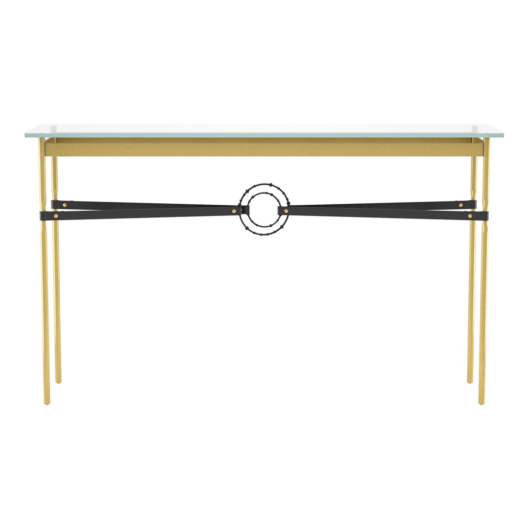 Equus Console Table in Modern Brass - available from The Lighting Shoppe, trusted by Canadian homeowners