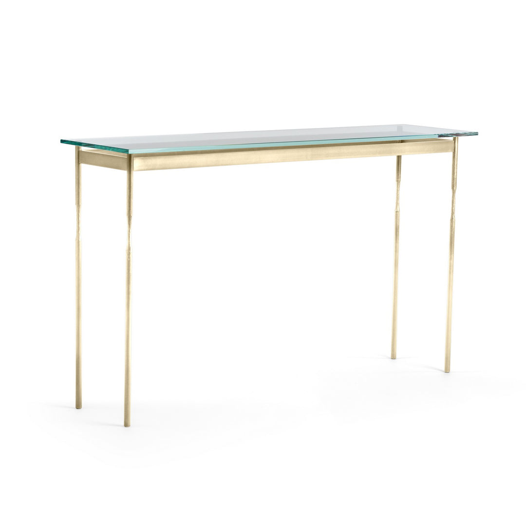 Senza Console Table in Modern Brass - available from The Lighting Shoppe, trusted by Canadian homeowners