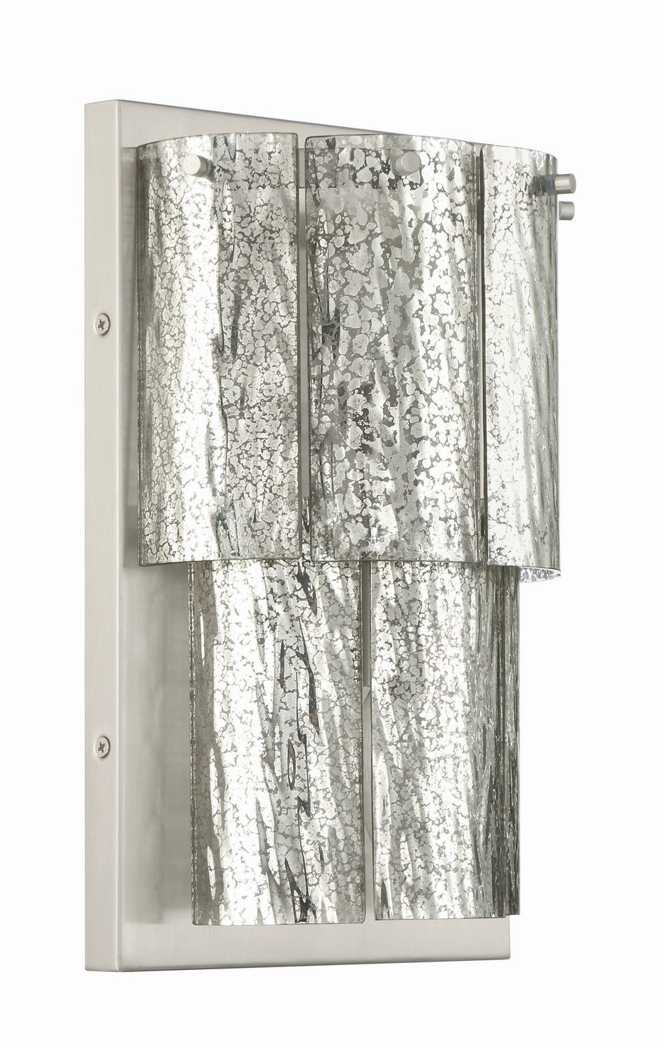 Museo Two Light Wall Sconce in Brushed Polished Nickel - available from The Lighting Shoppe, trusted by Canadian homeowners