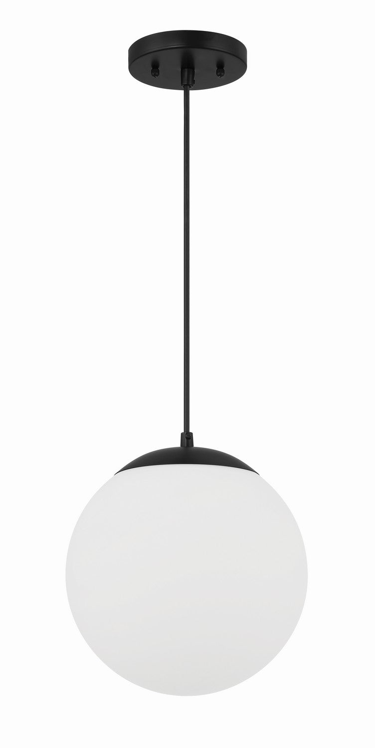 Gaze One Light Pendant in Flat Black - available from The Lighting Shoppe, trusted by Canadian homeowners